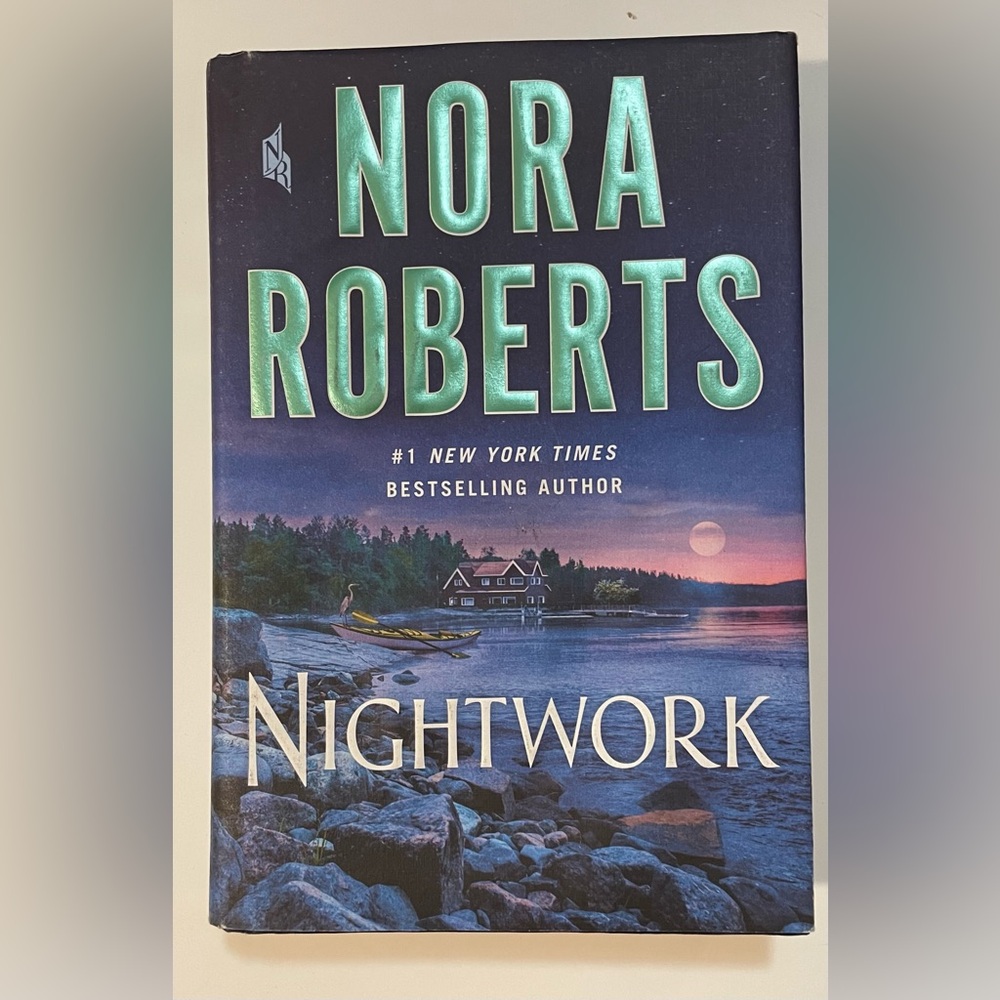 Nightwork, by Nora Roberts *First Edition Hardcover Book Bestseller Fiction Book